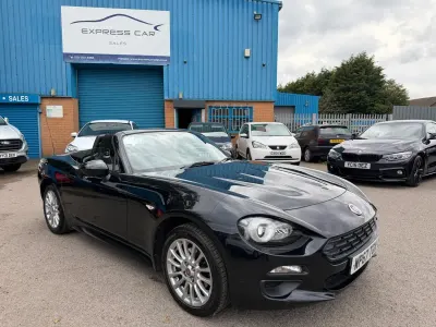 Used Fiat 124 Spider Classica 140 HP (102 kW) 2017 Black Cabriolet