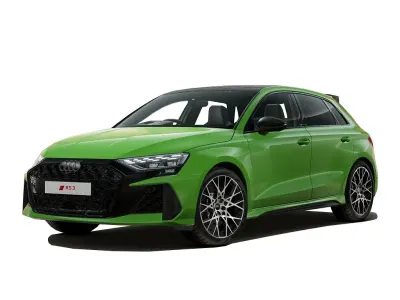 New Audi RS3 Comfort 400 HP (294 kW) 2026 Green Sedan