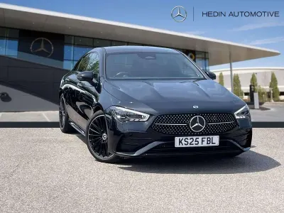 Used Mercedes CLA220 AMG Line Premium Plus 190 HP (139 kW) 2025 Black Coupe