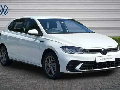 Used VW Polo R-line 95 HP (69 kW) 2022 White Hatchback