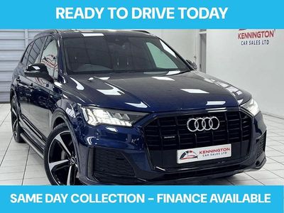 Used Audi Q7 Black Edition 286 HP (210 kW) 2021 Blue SUV