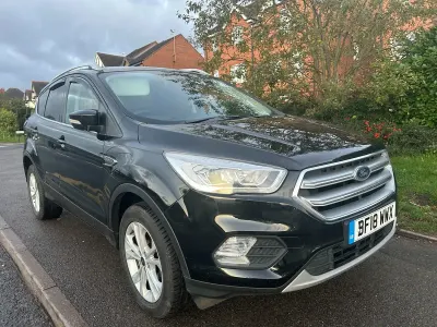 Used Ford Kuga Titanium 150 HP (110 kW) 2018 Black SUV