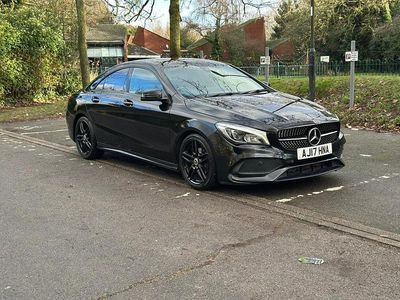 Used Mercedes CLA180 AMG line 122 HP (89 kW) 2017 Black Sedan