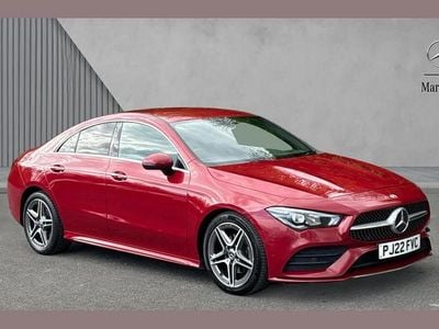 Begagnad Mercedes CLA180 AMG Line Premium 134 HK (98 kW) 2022 Röd Sedan