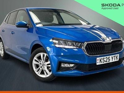 Used Skoda Fabia SE L 85 HP (62 kW) 2025 Race blue metallic Hatchback