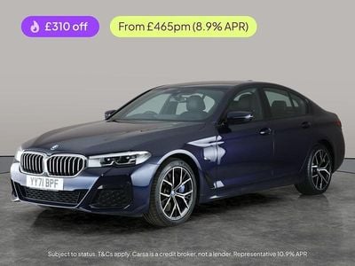 Blue Used 2021 BMW 545e M Sport Sedan | £27,928 (Good price)