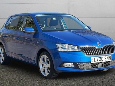 Used Skoda Fabia SE L 95 HP (69 kW) 2020 Blue Hatchback