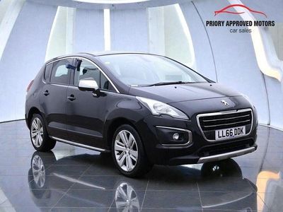 Black Used 2016 Peugeot 3008 Allure Hatchback | £6,499 (Good price)