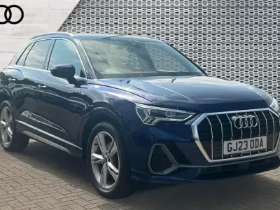 Used Audi Q3 S-Line 150 HP (110 kW) 2023 Blue SUV