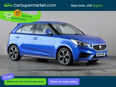 Usado MG MG3 Excite 106 HP (77 kW) 2018 Azul Citadino