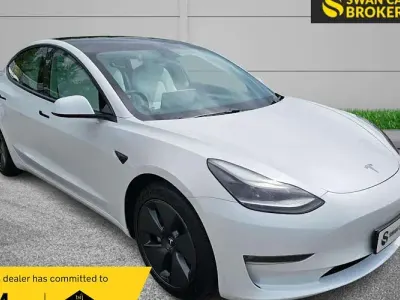 Used Tesla Model 3 Long Range AWD 366 kW (498 HP) 2021 White Sedan