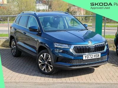 Used Skoda Karoq SE L 150 HP (110 kW) 2023 Petrol blue metallic SUV