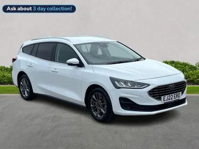 Used Ford Focus Titanium 2022 White Estate