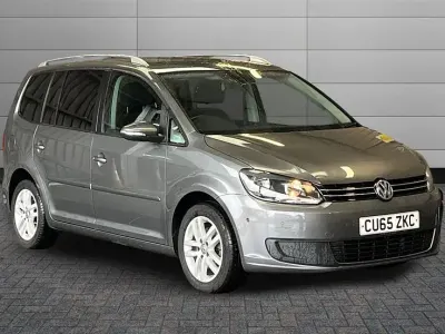 Used VW Touran SE 105 HP (77 kW) 2015 Nimbus grey MPV