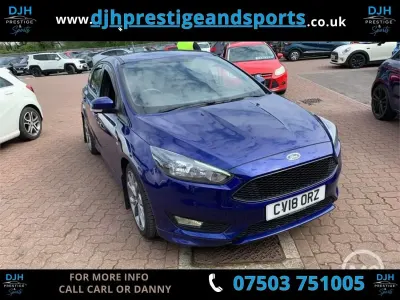 Używany Ford Focus ST-Line 140 KM (102 kW) 2018 Niebieski Hatchback