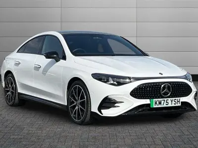 Begagnad Mercedes CLA 250+ AMG line 200 kW (272 HK) 2025 Vit Sedan