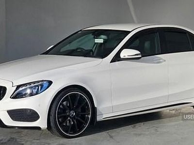 Used Mercedes C200 AMG line 136 HP (100 kW) 2016 White Sedan