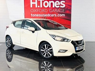 Used Nissan Micra Acenta 90 HP (66 kW) 2018 White Hatchback