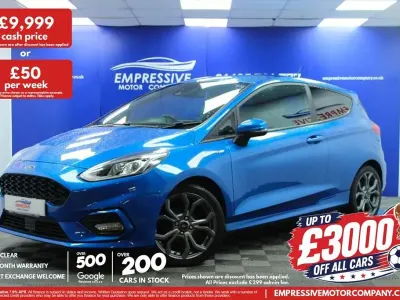 Used Ford Fiesta ST-Line 140 HP (102 kW) 2019 Blue Hatchback