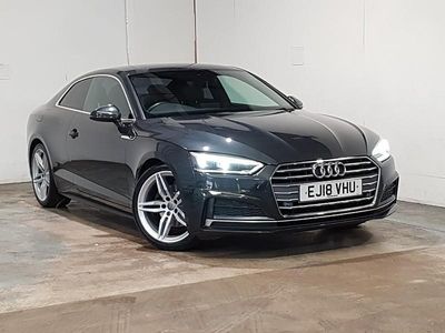 Used Audi A5 S-Line 150 HP (110 kW) 2018 Grey Coupe