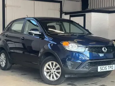Used SsangYong Korando 149 HP (109 kW) 2015 Blue SUV