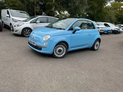 Used Fiat 500 Lounge 69 HP (50 kW) 2013 Blue Hatchback