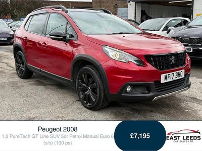 Used Peugeot 2008 GT-line 130 HP (95 kW) 2017 Red SUV