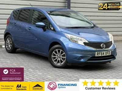 Used Nissan Note Acenta 2026 Blue Hatchback