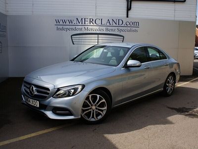 used Mercedes C220 C-Class 2015 (64) MERCEDES BENZBLUETEC SPORT SALOON DIESEL SILVER