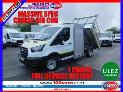 Used Ford Transit Trend 130 HP (95 kW) 2020 White Cabriolet