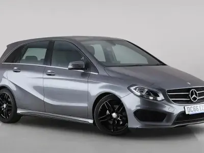 Used Mercedes B180 AMG line 109 HP (80 kW) 2016 Grey Hatchback
