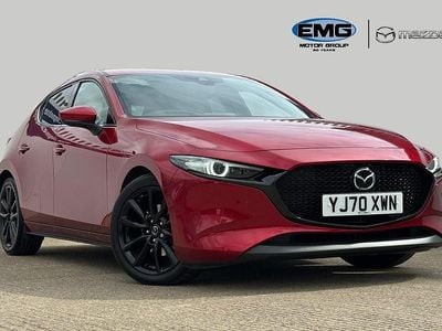 Begagnad Mazda 3 Inclusive 180 HK (132 kW) 2020 Röd Halvkombi