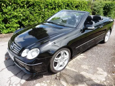 Used Mercedes CLK55 AMG 2005 Black Cabriolet