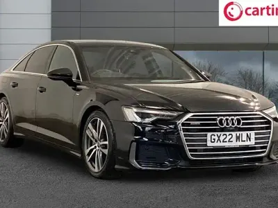 Used Audi A6 S-Line 265 HP (194 kW) 2021 Black Sedan