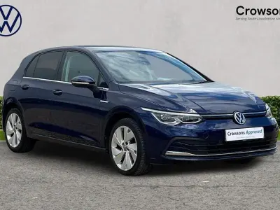 Used VW Golf VII Style 150 HP (110 kW) 2020 Atlantic blue Hatchback
