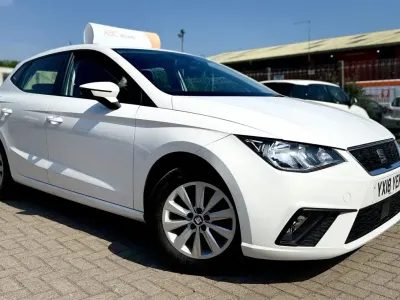 Used Seat Ibiza SE Technology 75 HP (55 kW) 2018 White Hatchback