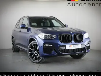 Used BMW X3 M Sport 190 HP (139 kW) 2019 Blue SUV
