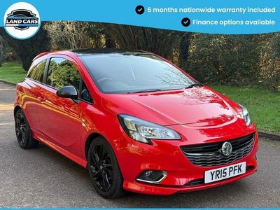 Used Vauxhall Corsa Edition 90 HP (66 kW) 2015 Red Hatchback
