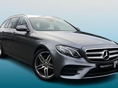 Selenite grey metallic Used 2018 Mercedes E220 AMG line Estate | £17,495 (Fair price)