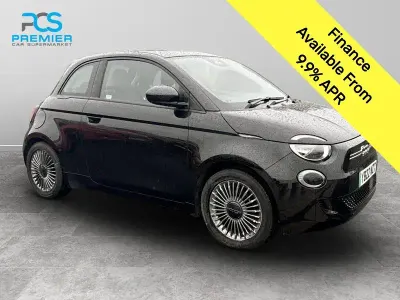 Used Fiat 500e Icon 86 kW (118 HP) 2022 Black Hatchback