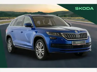 Used Skoda Kodiaq LAURIN & KLEMENT 150 HP (110 kW) 2020 Blue SUV
