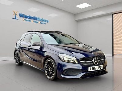 Blue Used 2017 Mercedes A220 AMG Line Premium Plus Hatchback | £14,950 (Fair price)