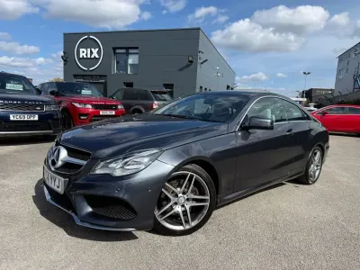 Begagnad Mercedes E250 AMG line 204 HK (150 kW) 2015 Grå Sportkupé