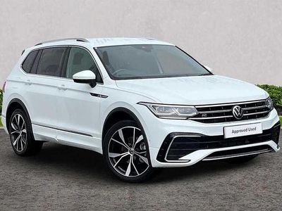White Used 2025 VW Tiguan Allspace R-line SUV | £33,995 (A bit pricey)