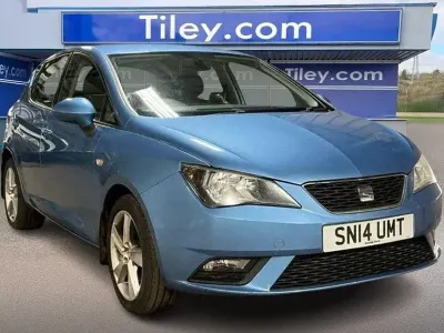 Used Seat Ibiza 85 HP (62 kW) 2014 Blue Hatchback
