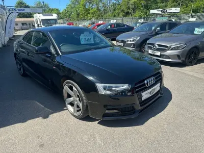 Used Audi A5 Black Edition 177 HP (130 kW) 2014 Black Coupe