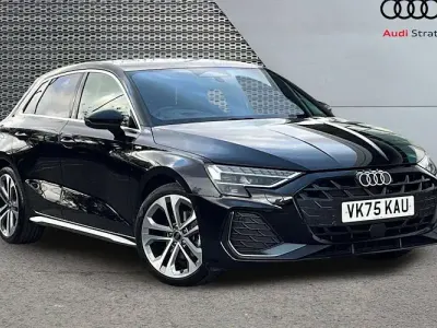 Used Audi A3 Sportback S-Line 150 HP (110 kW) 2025 Black Hatchback