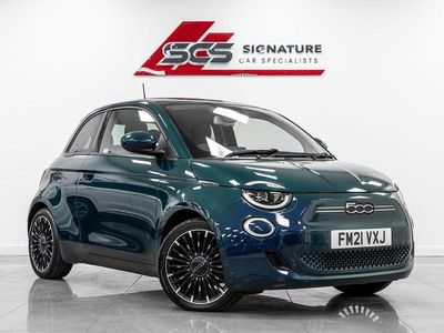 Green Used 2021 Fiat 500e Icon Hatchback | £12,795 (Fair price)