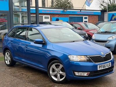 Used Skoda Rapid SE 115 HP (84 kW) 2017 Blue Hatchback