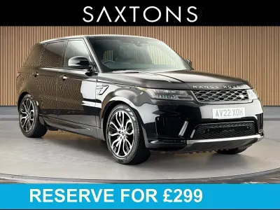 Used Land Rover Range Rover Sport HSE 300 HP (220 kW) 2022 Black SUV